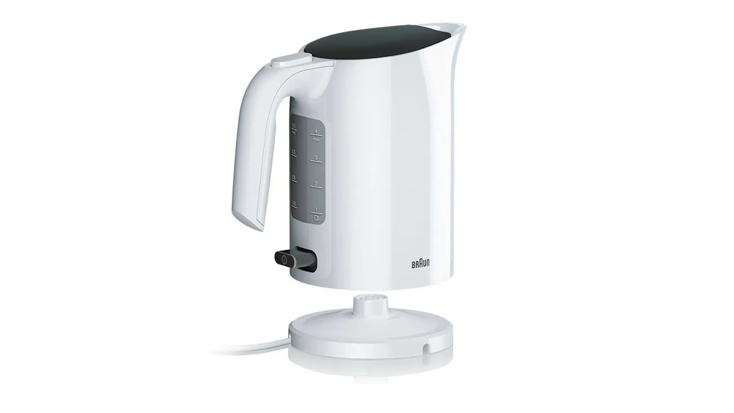 Braun PurEase - electric kettle, white, 1L