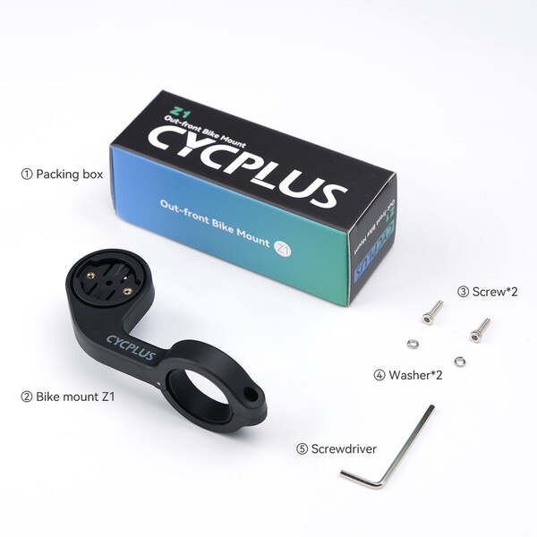 CYCPLUS Z1 Out-front Bike Computer Mount Black
