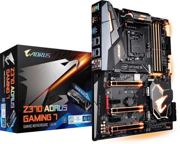 Gigabyte Z370 AORUS GAMING 7-OP, ATX moderkort