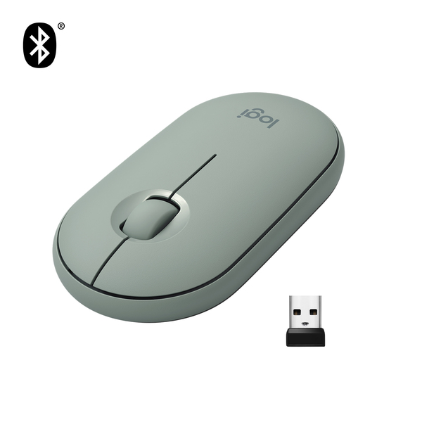 Logitech Pebble M350 -langaton hiiri, vihre&auml;