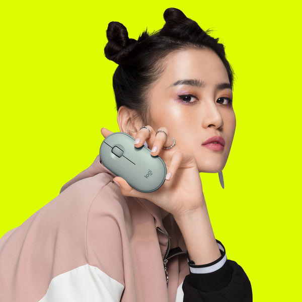 Logitech Pebble M350 -langaton hiiri, vihre&auml;