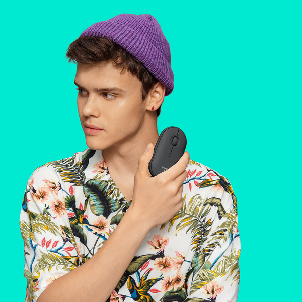 Logitech Pebble M350 -langaton hiiri, vihre&auml;