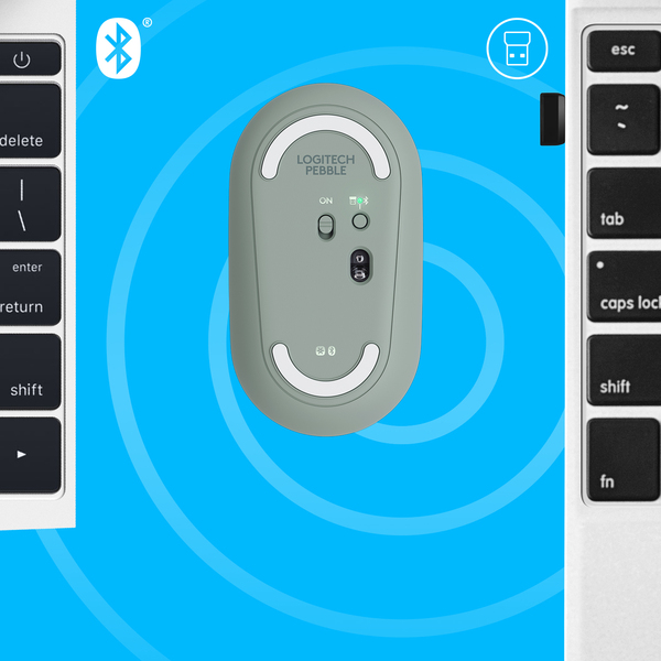 Logitech Pebble M350 -langaton hiiri, vihre&auml;