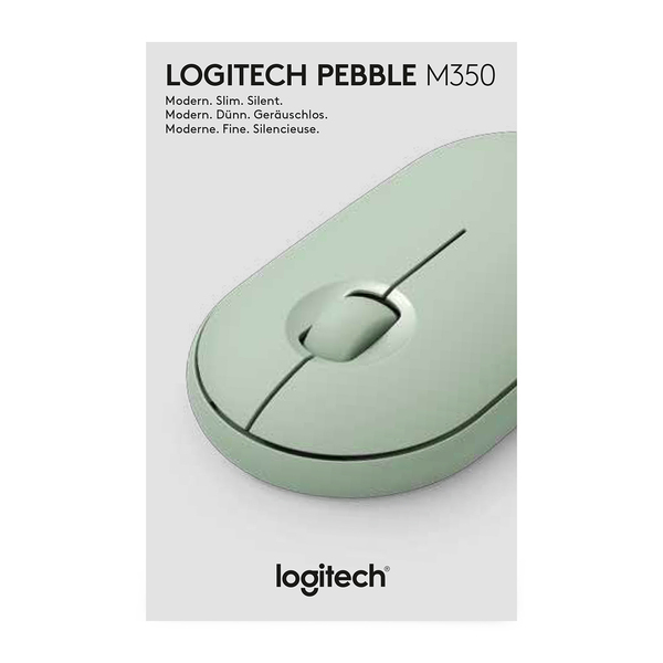 Logitech Pebble M350 -langaton hiiri, vihre&auml;