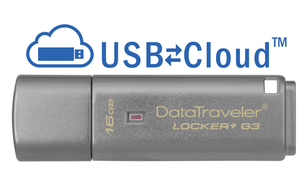 Kingston 16 GB DataTraveler  Locker+ G3 Secure USB 3.0 - minne, Silver