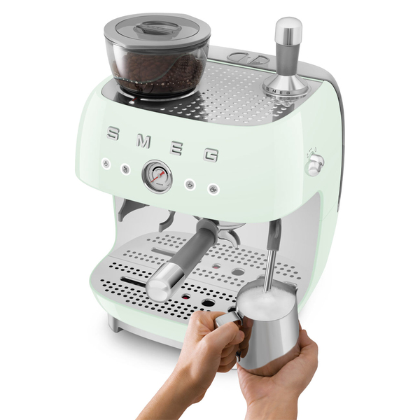 Smeg 50's Style EGF03PGEU - espresso machine, Green