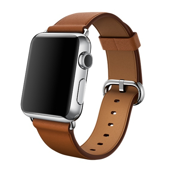 Apple 38mm Saddle Brown Classic Buckle