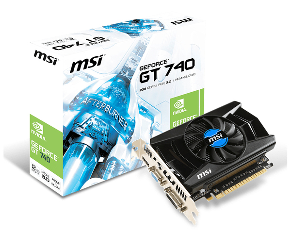 MSI GeForce GT 740 2GB - grafikkort