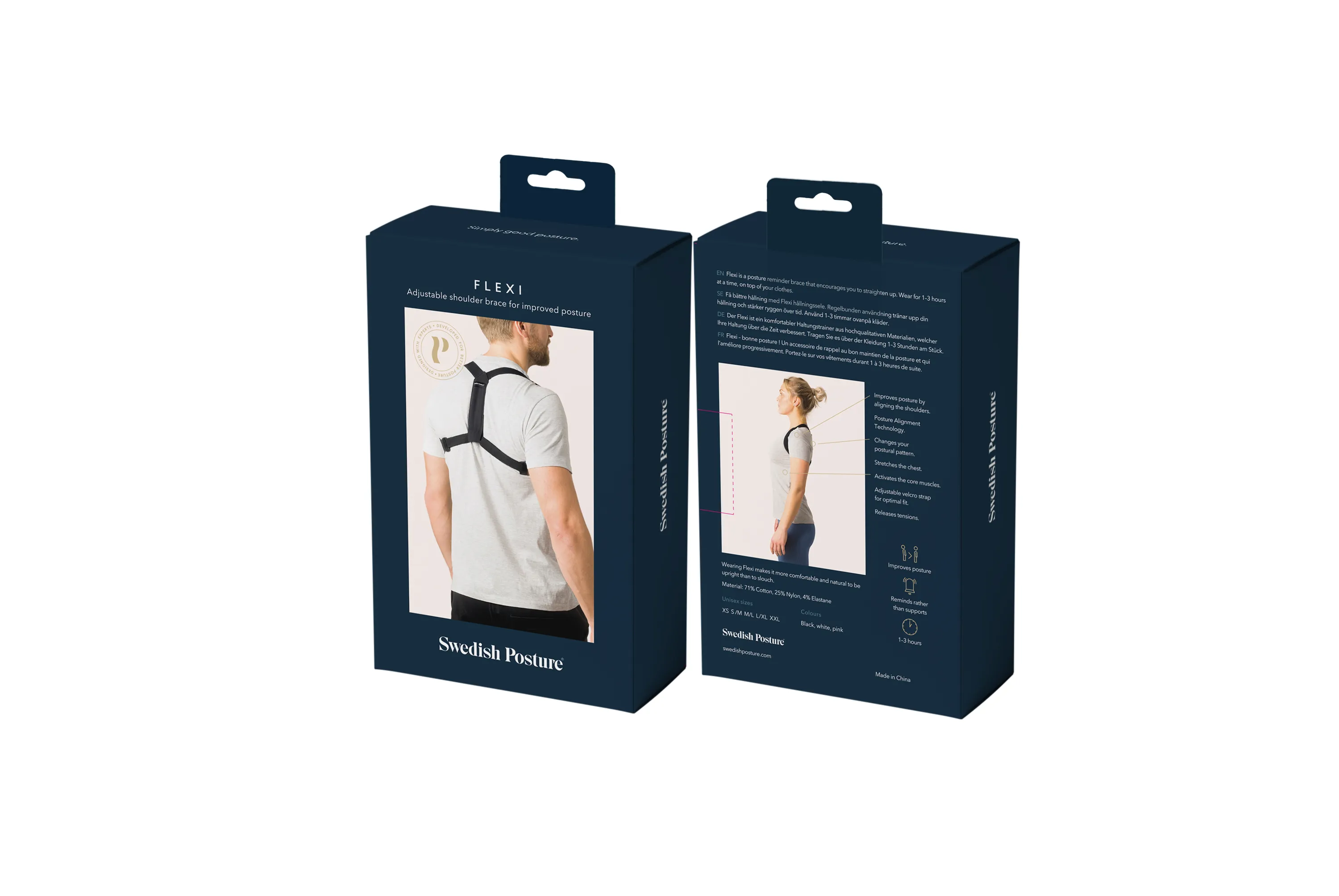 SWEDISH POSTURE Holding -nauha Flexi One-size