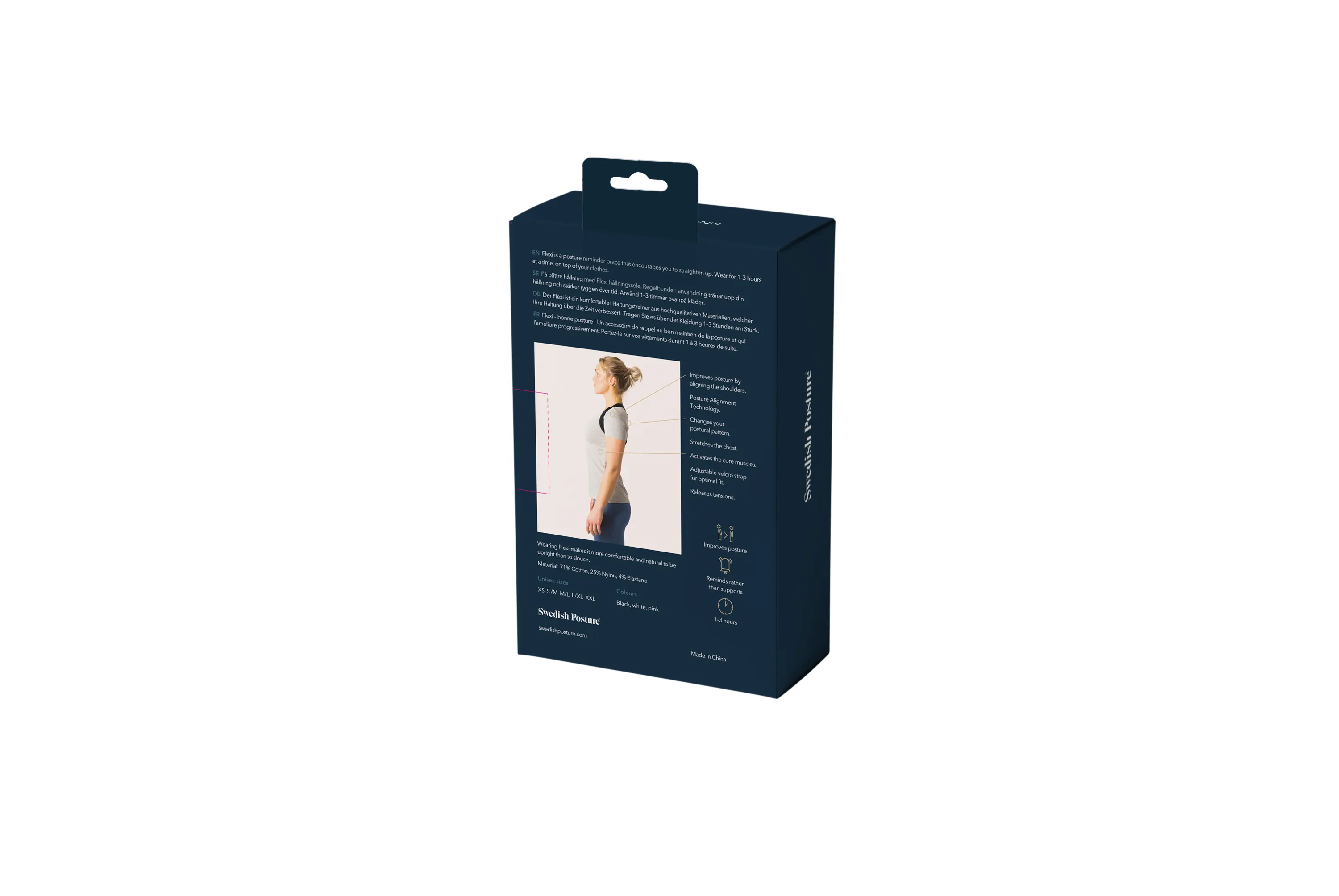 SWEDISH POSTURE Holding -nauha Flexi One-size