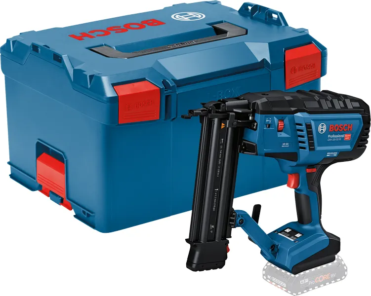 Bosch Professional GNH 18V-50 M langaton viimeistelynaulain, musta ja sininen