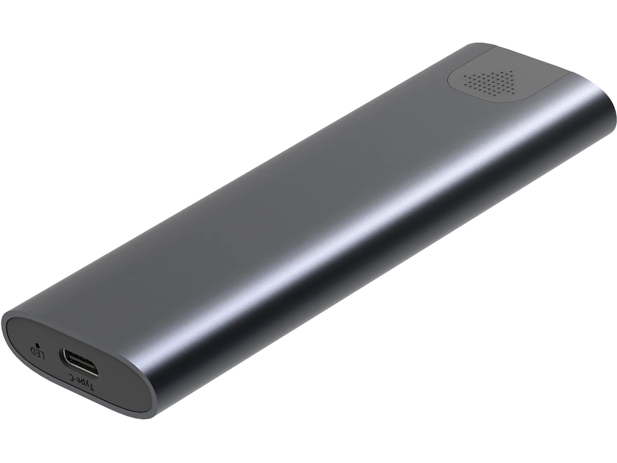 SANDBERG 136-39 M.2 NVMe SSD -kotelo, USB-C, USB 3.2 Gen 2, ty&ouml;kaluton, musta