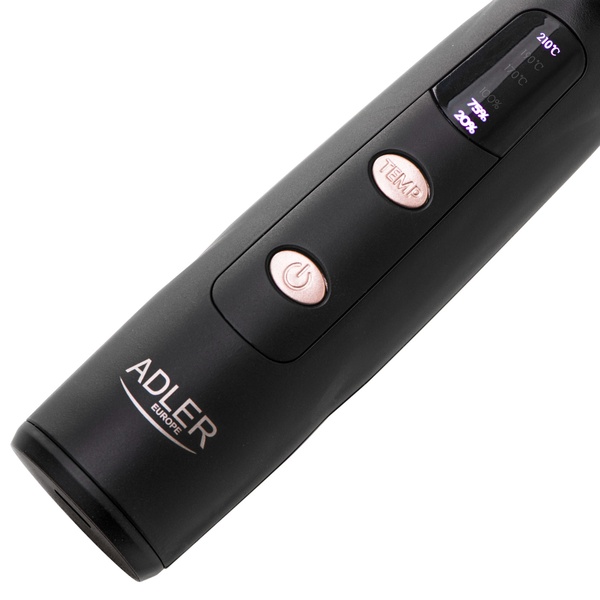 Adler AD 2120 24 mm -kiharrin, musta/pinkki