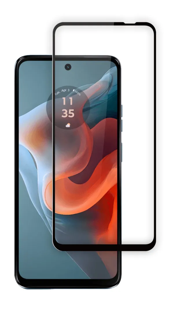 Screenor Tempered Full Cover, Moto G34 - panssarilasi