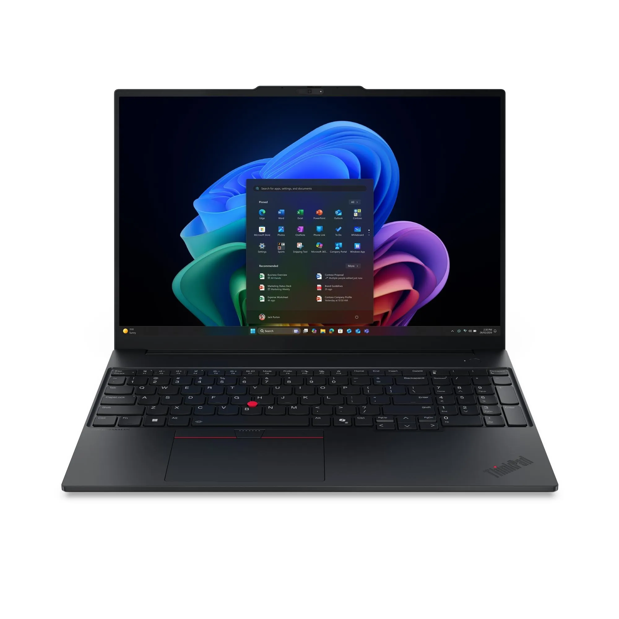 Lenovo ThinkPad E16 Gen 4 16" Ultra 5 325U, 16GB, 512GB, Win 11 Pro - Notebook, Black