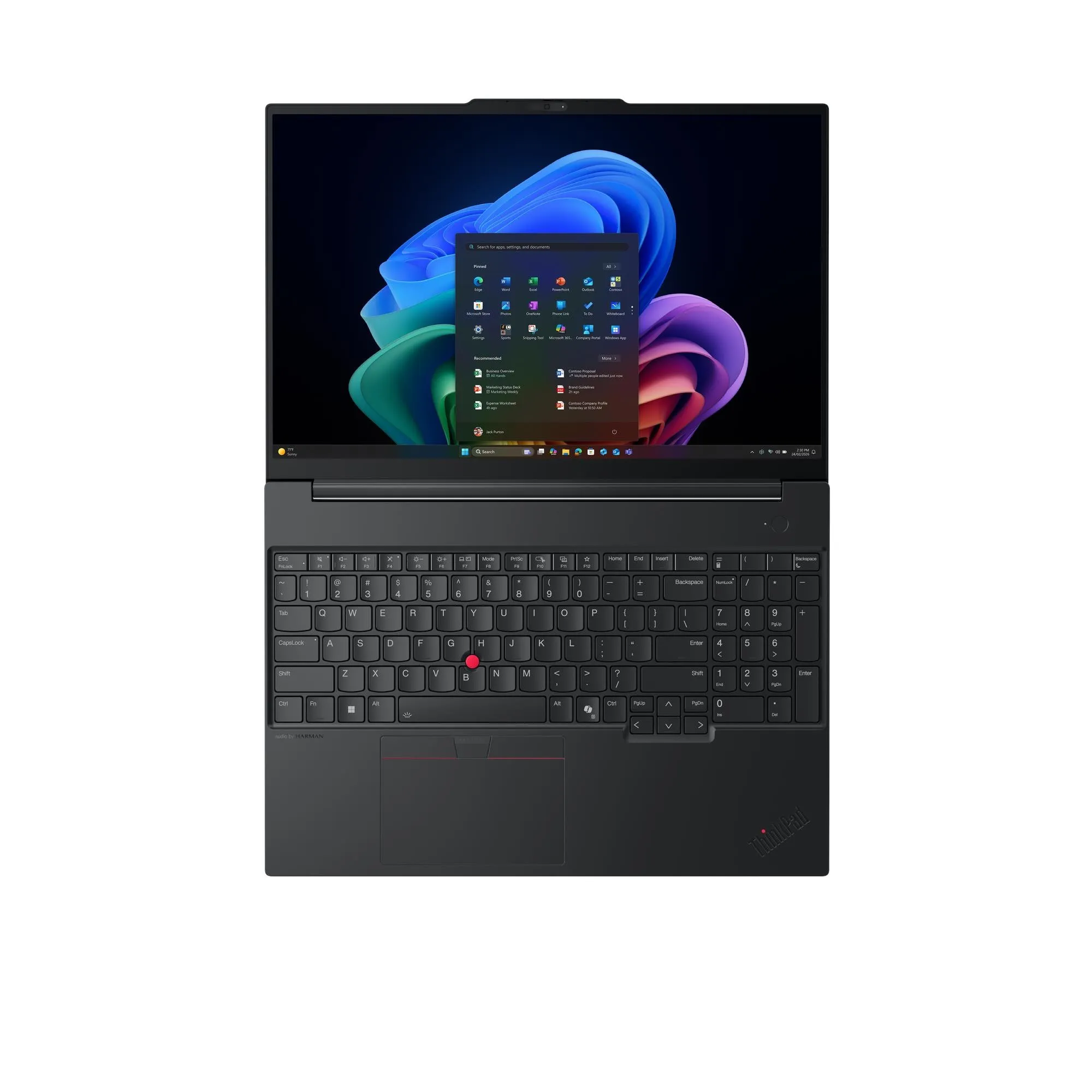 Lenovo ThinkPad E16 Gen 4 16" Ultra 5 325U, 16GB, 512GB, Win 11 Pro - Notebook, Black