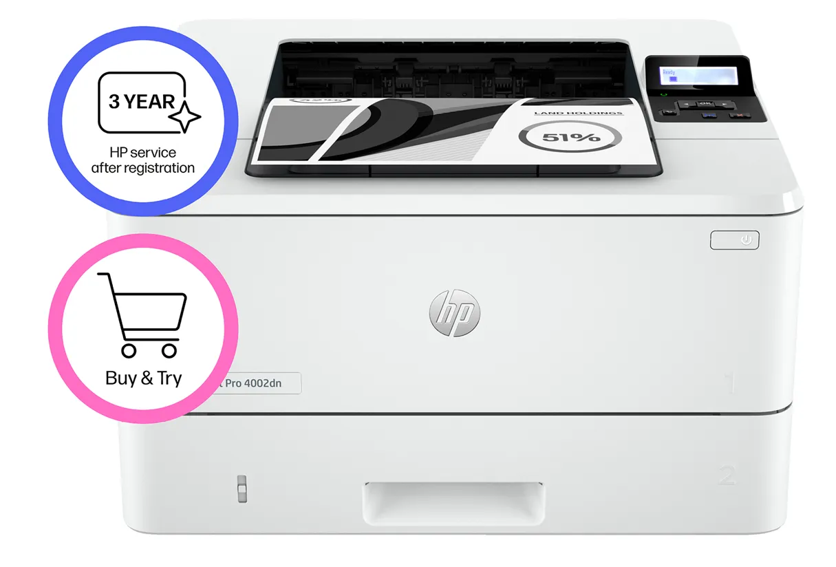 HP LaserJet Pro 4002dn Printer