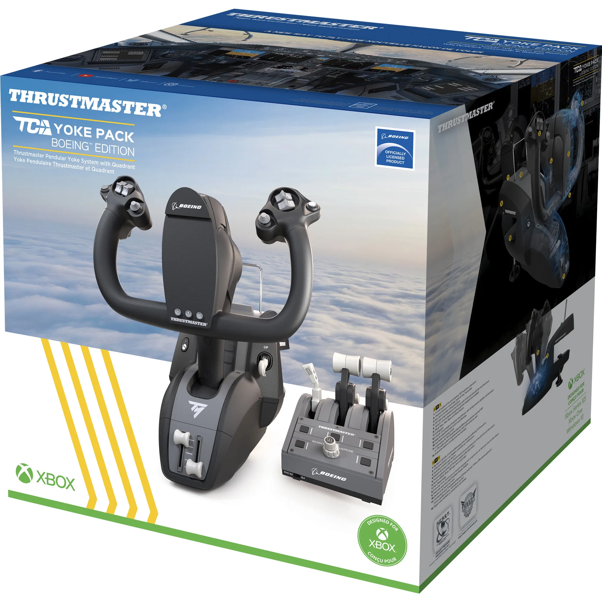 Thrustmaster Civil Aviation (TCA) Yoke Pack Boeing Edition - yoke and throttle, PC