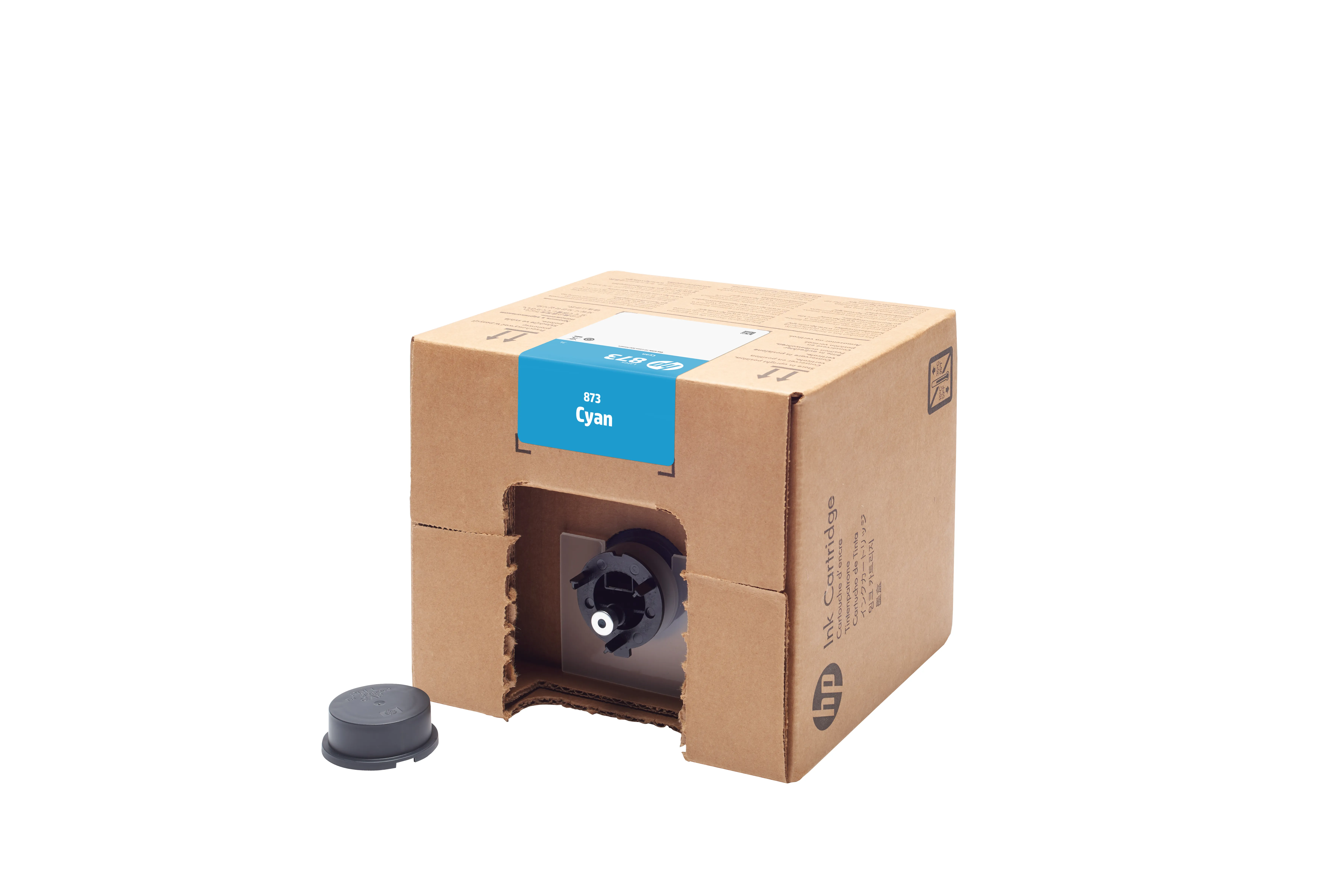 HP 873 bl&auml;ckpatron, 3 l, cyan