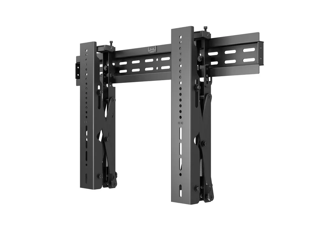 Multibrackets M Public Video Wall Mount Push - Wall mount tuotteelle LCD nestekiden&auml;ytt&ouml; / plasma TV - black &amp; slate -n&auml;yt&ouml;n koko: 37"-70"