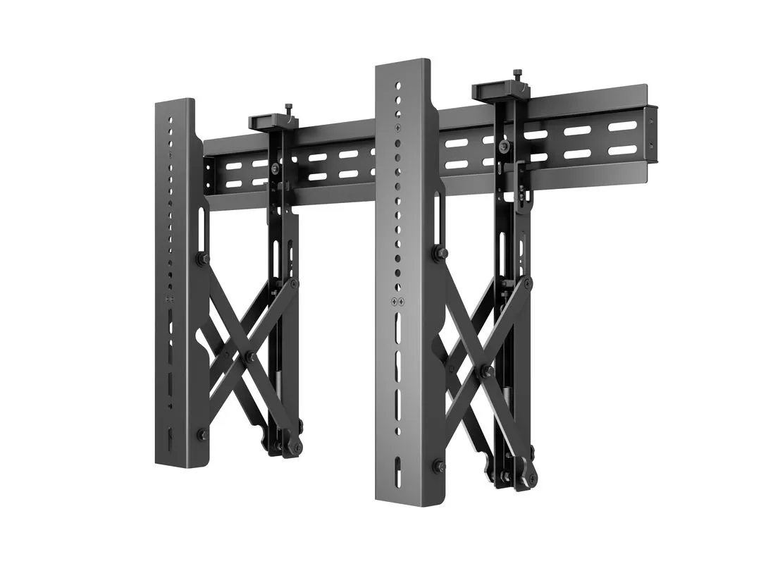 Multibrackets M Public Video Wall Mount Push - Wall mount tuotteelle LCD nestekiden&auml;ytt&ouml; / plasma TV - black &amp; slate -n&auml;yt&ouml;n koko: 37"-70"