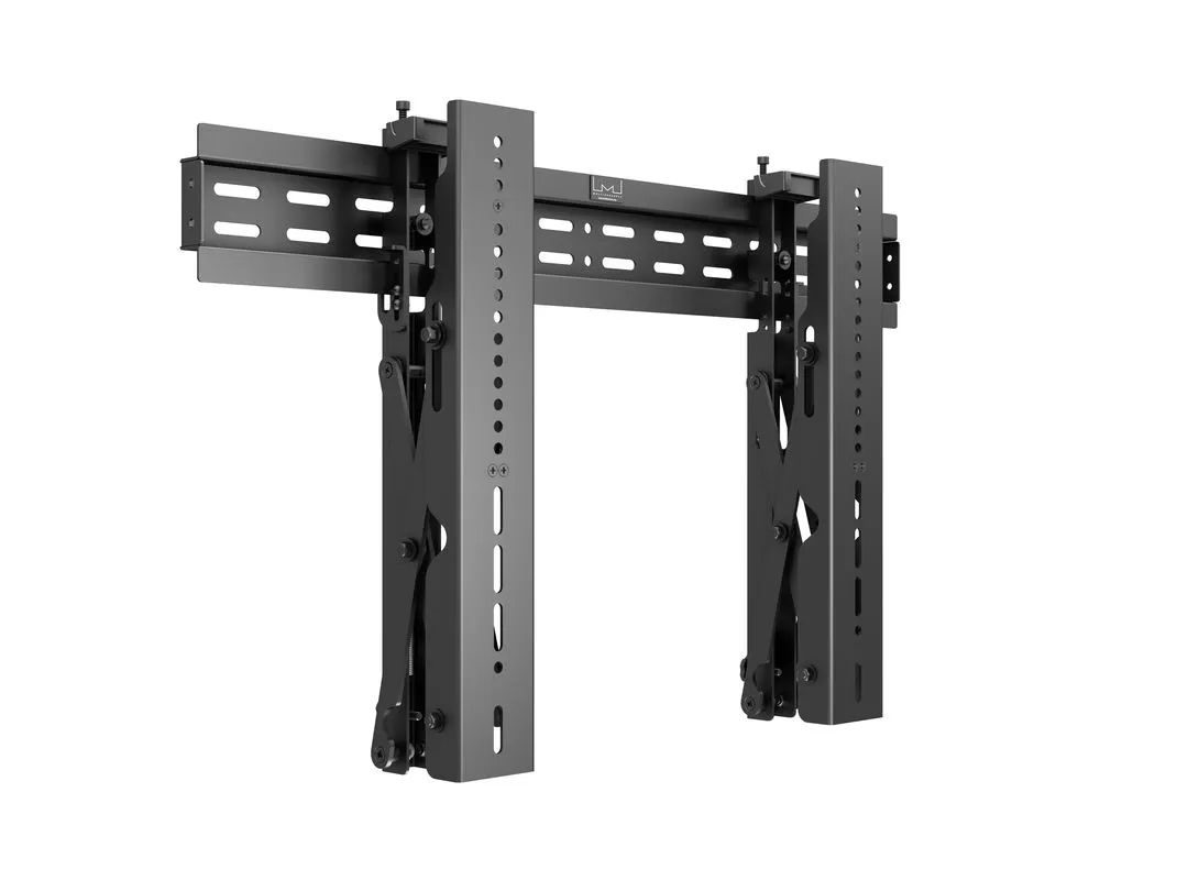 Multibrackets M Public Video Wall Mount Push - Wall mount tuotteelle LCD nestekiden&auml;ytt&ouml; / plasma TV - black &amp; slate -n&auml;yt&ouml;n koko: 37"-70"