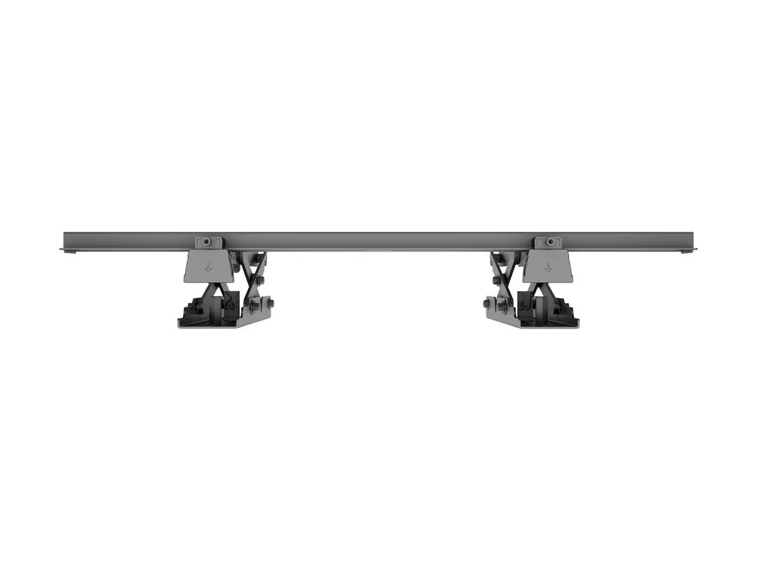 Multibrackets M Public Video Wall Mount Push - Wall mount tuotteelle LCD nestekiden&auml;ytt&ouml; / plasma TV - black &amp; slate -n&auml;yt&ouml;n koko: 37"-70"