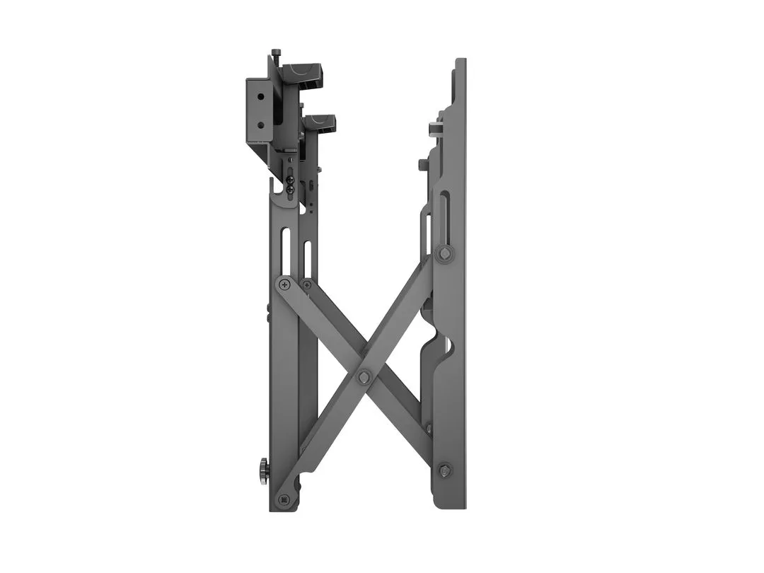 Multibrackets M Public Video Wall Mount Push - Wall mount tuotteelle LCD nestekiden&auml;ytt&ouml; / plasma TV - black &amp; slate -n&auml;yt&ouml;n koko: 37"-70"
