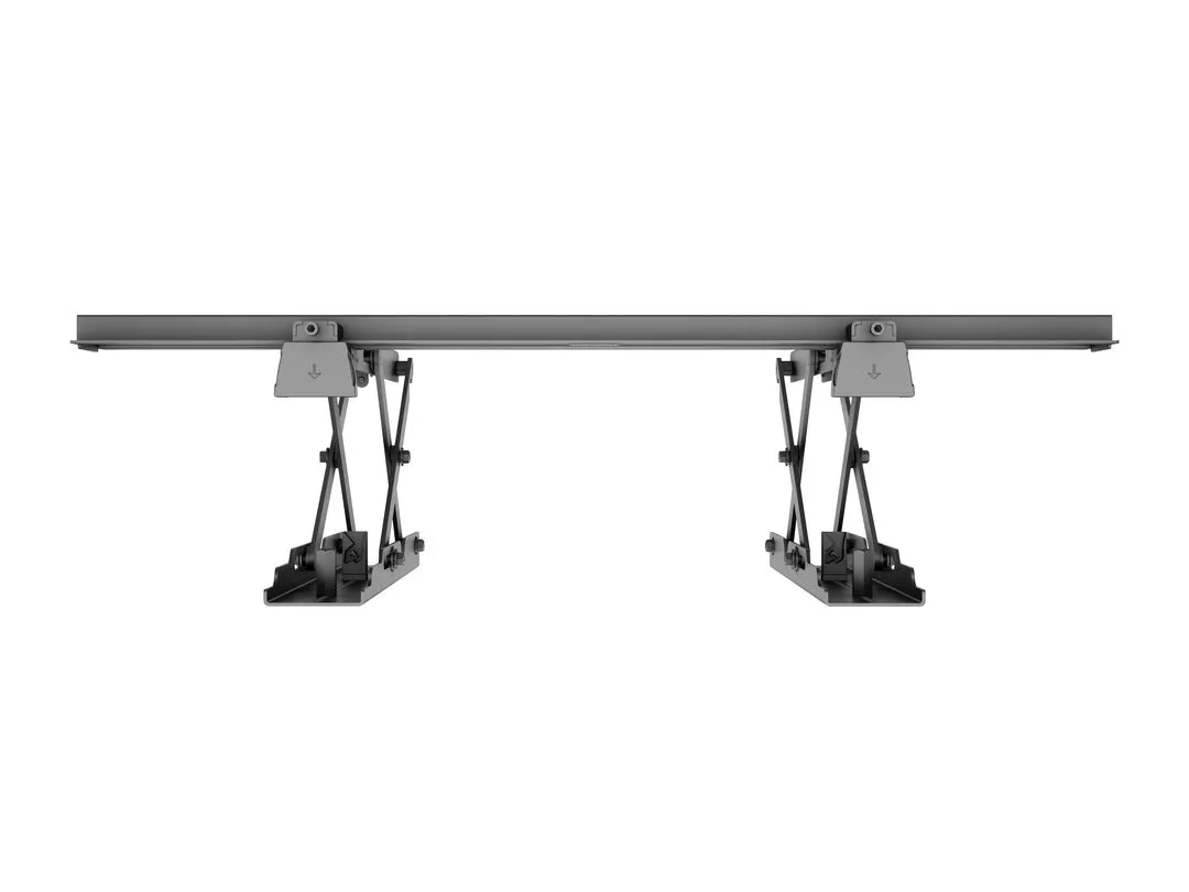 Multibrackets M Public Video Wall Mount Push - Wall mount tuotteelle LCD nestekiden&auml;ytt&ouml; / plasma TV - black &amp; slate -n&auml;yt&ouml;n koko: 37"-70"