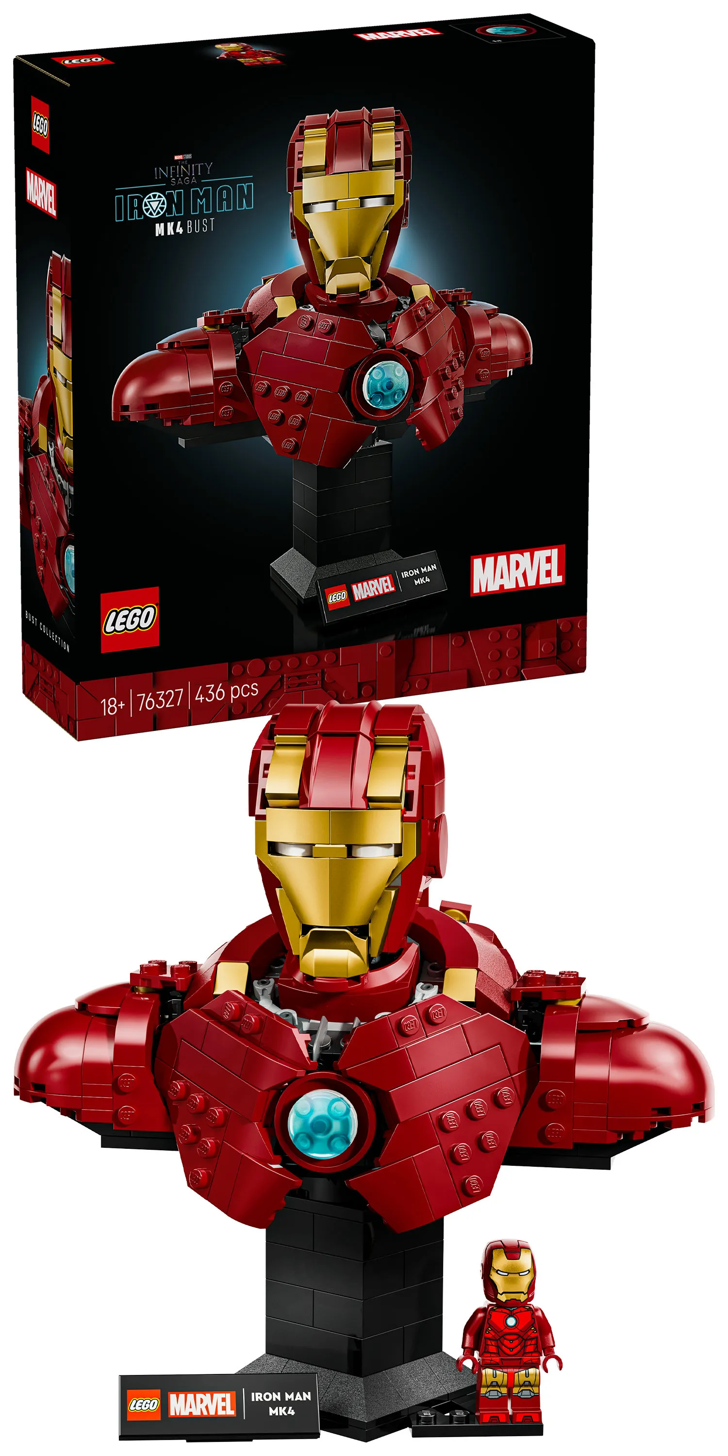 LEGO Marvel Iron Man MK4 Bust 76327