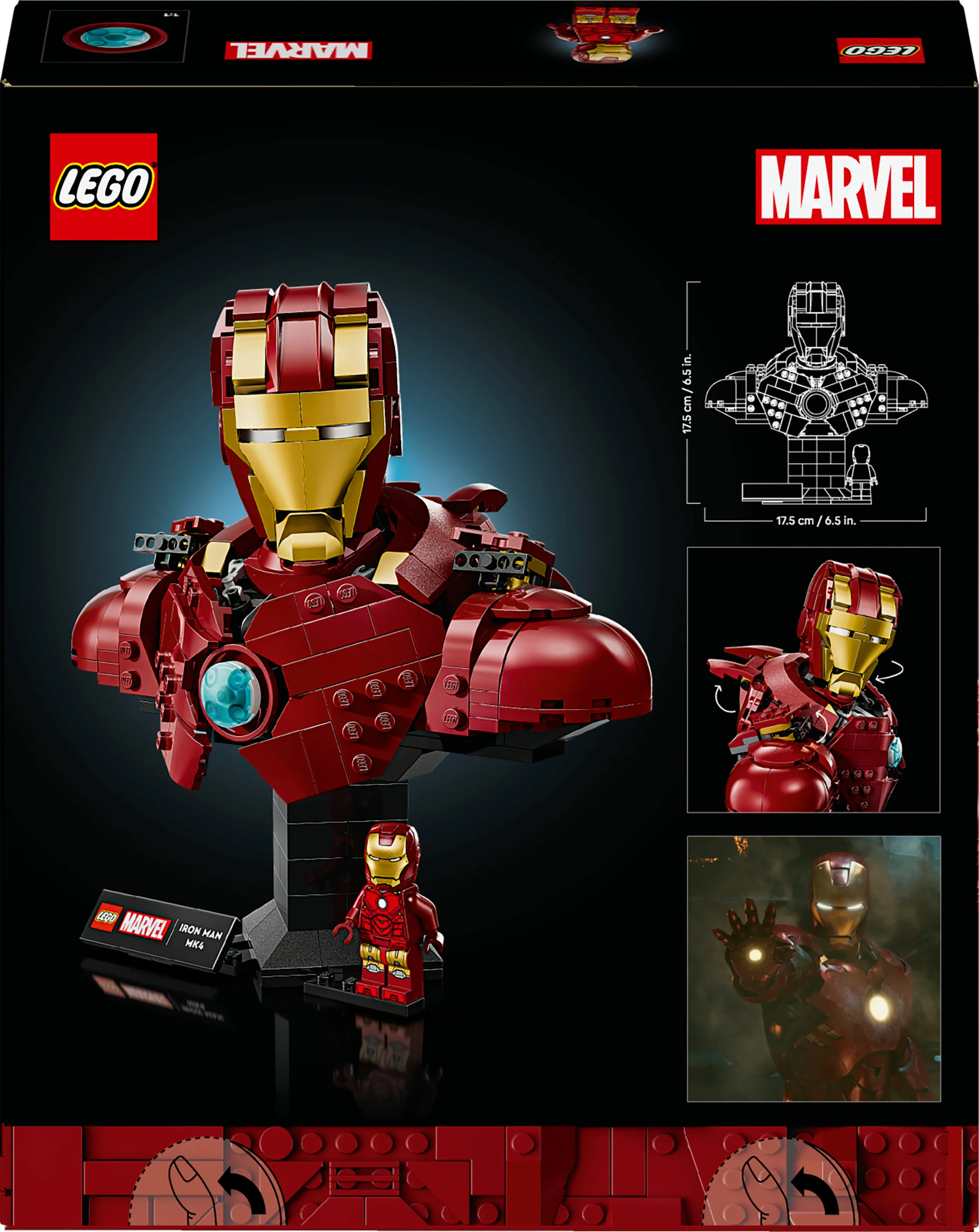 LEGO Marvel Iron Man MK4 Bust 76327