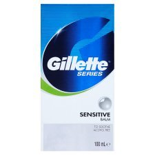 GILLETTE SERIES BALM SENSITIVE AFTER SHAVE. 100ml. Virkist&auml;v&auml; olo parranajon j&auml;lkeen uudella viilent&auml;v&auml;ll&auml; kosteusvoiteella.