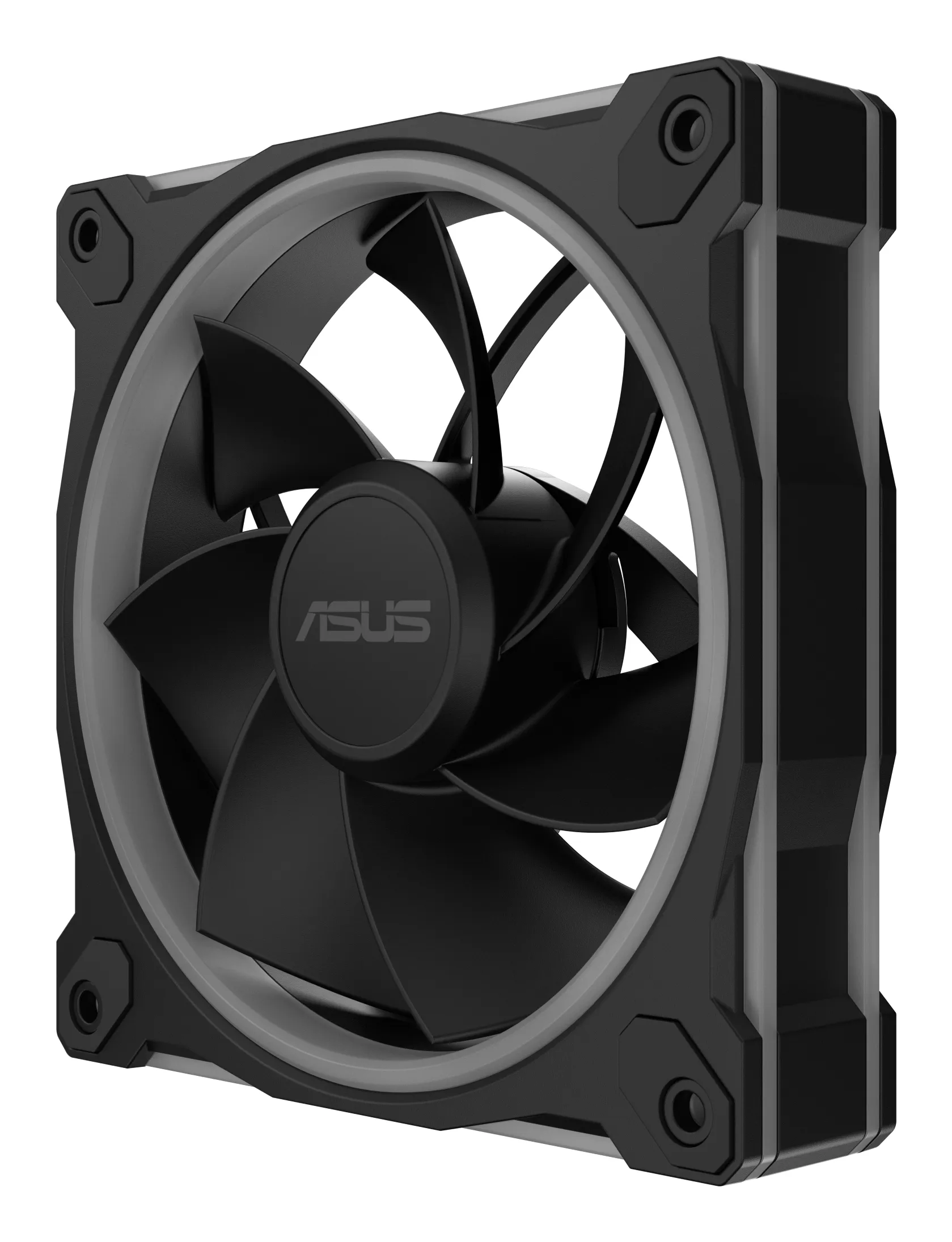 Asus Prime MR120 ARGB Reverse 120mm - chassi fl&auml;kt, Svart, 3 st