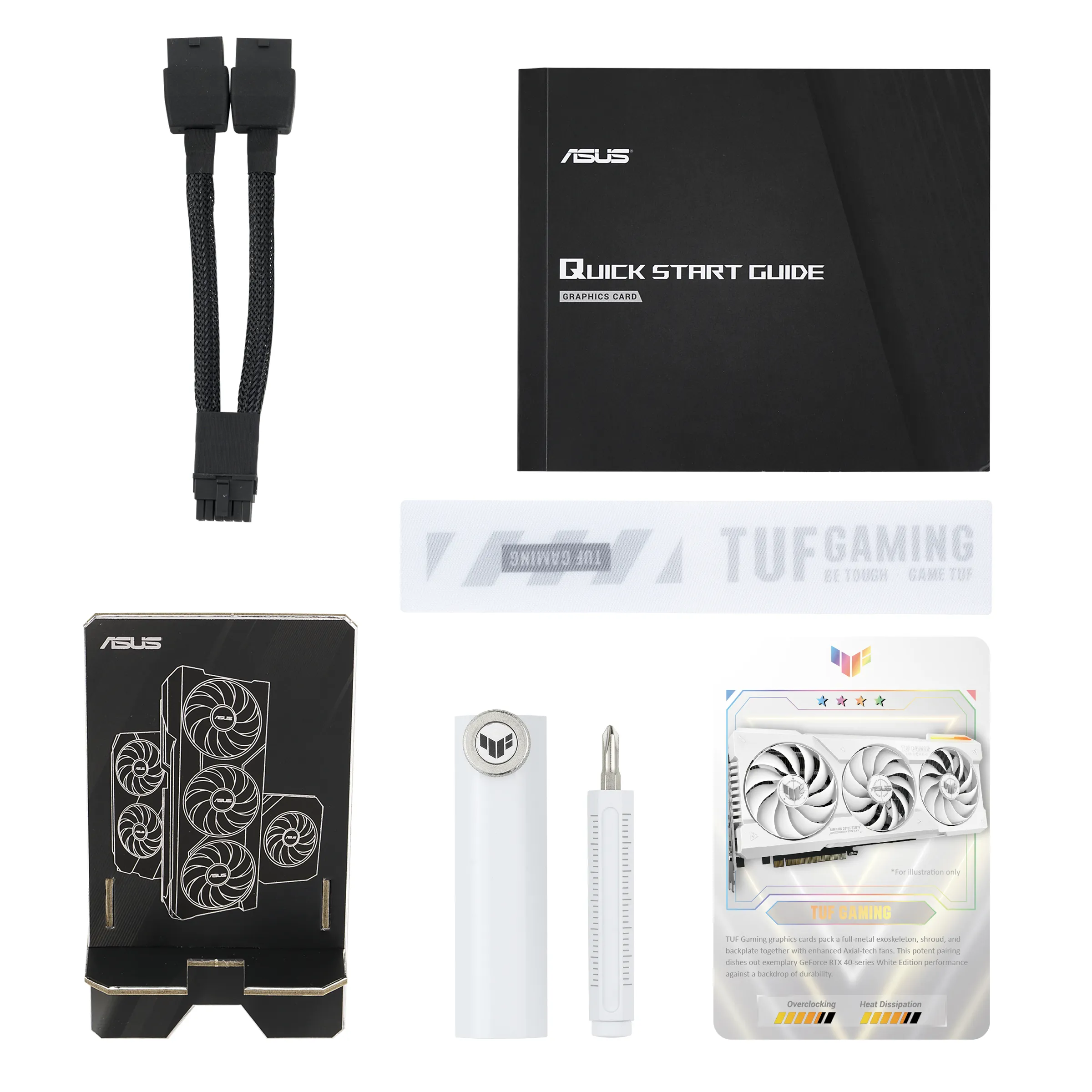Asus GeForce RTX 4070 TI SUPER 16GB TUF OC Gaming White Edition -n&auml;yt&ouml;nohjain