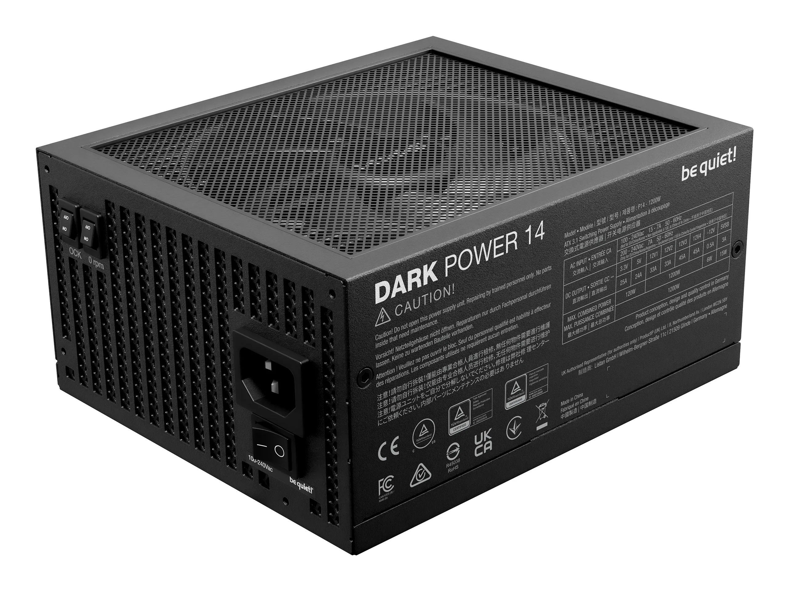 be quiet! Dark Power 14 1200W - PSU, 80 Plus Titanium