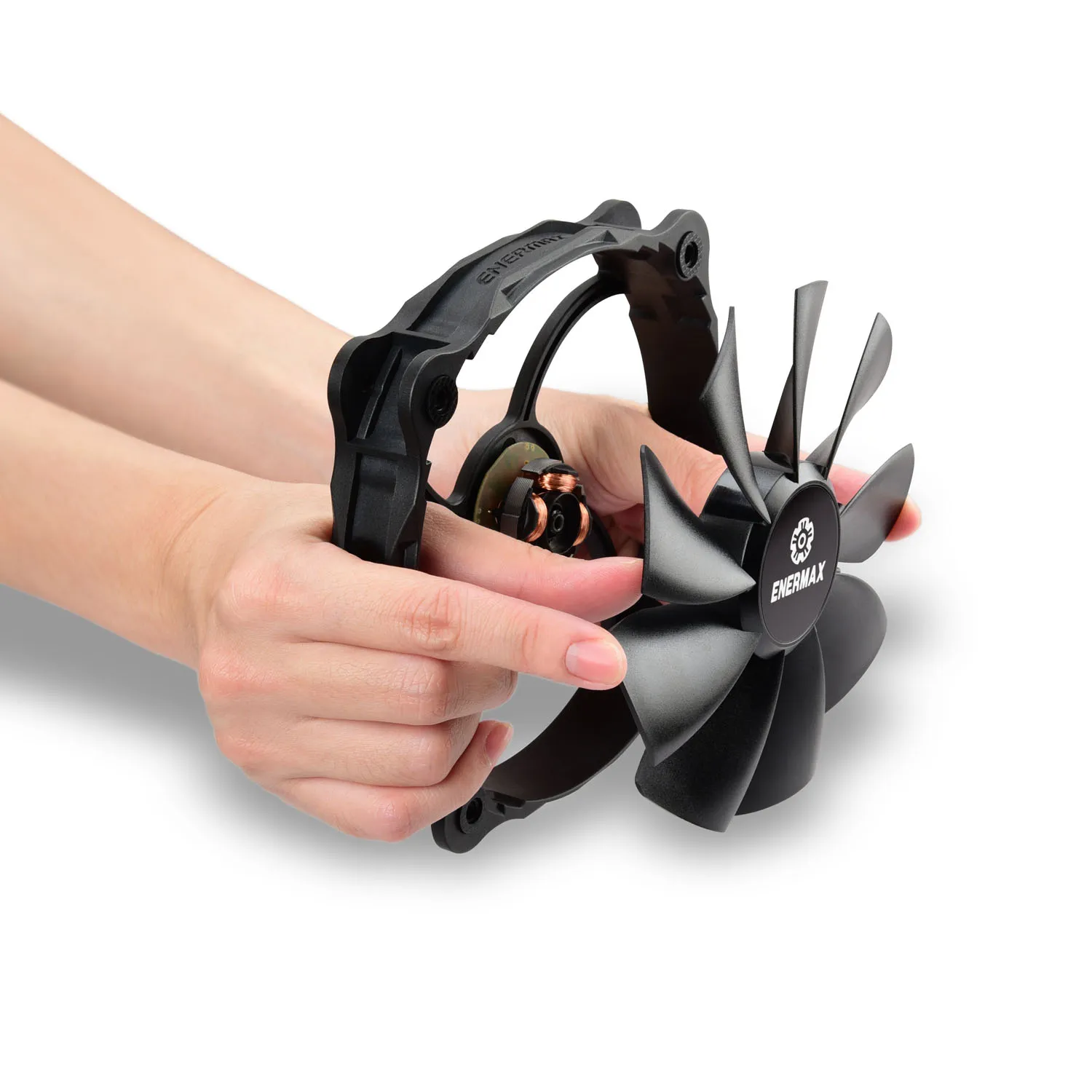 Enermax ETS-T50 AXE Silent Edition, 140 mm -prosessorij&auml;&auml;hdytin, musta