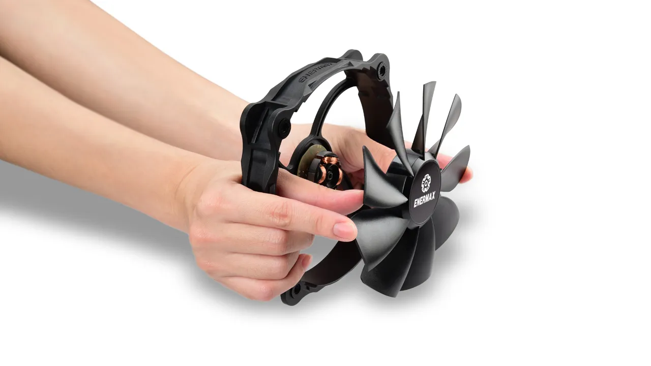 Enermax ETS-T50 AXE Silent Edition, 140 mm -prosessorij&auml;&auml;hdytin, musta