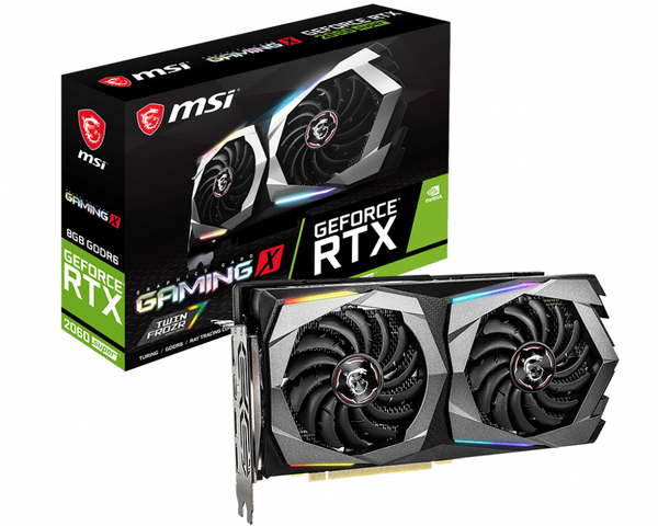 MSI GeForce RTX 2060 SUPER Gaming X 8 Gt -n&auml;yt&ouml;nohjain