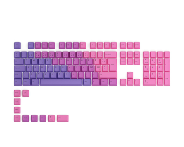 Glorious GPBT Gradient PBT -näppäinhattusarja - Nebula - Nordic ISO