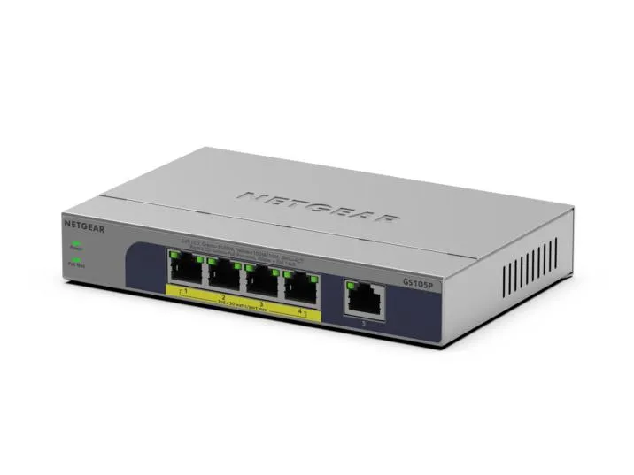 Netgear 5-Port Gigabit Ethernet Unmanaged PoE - switch