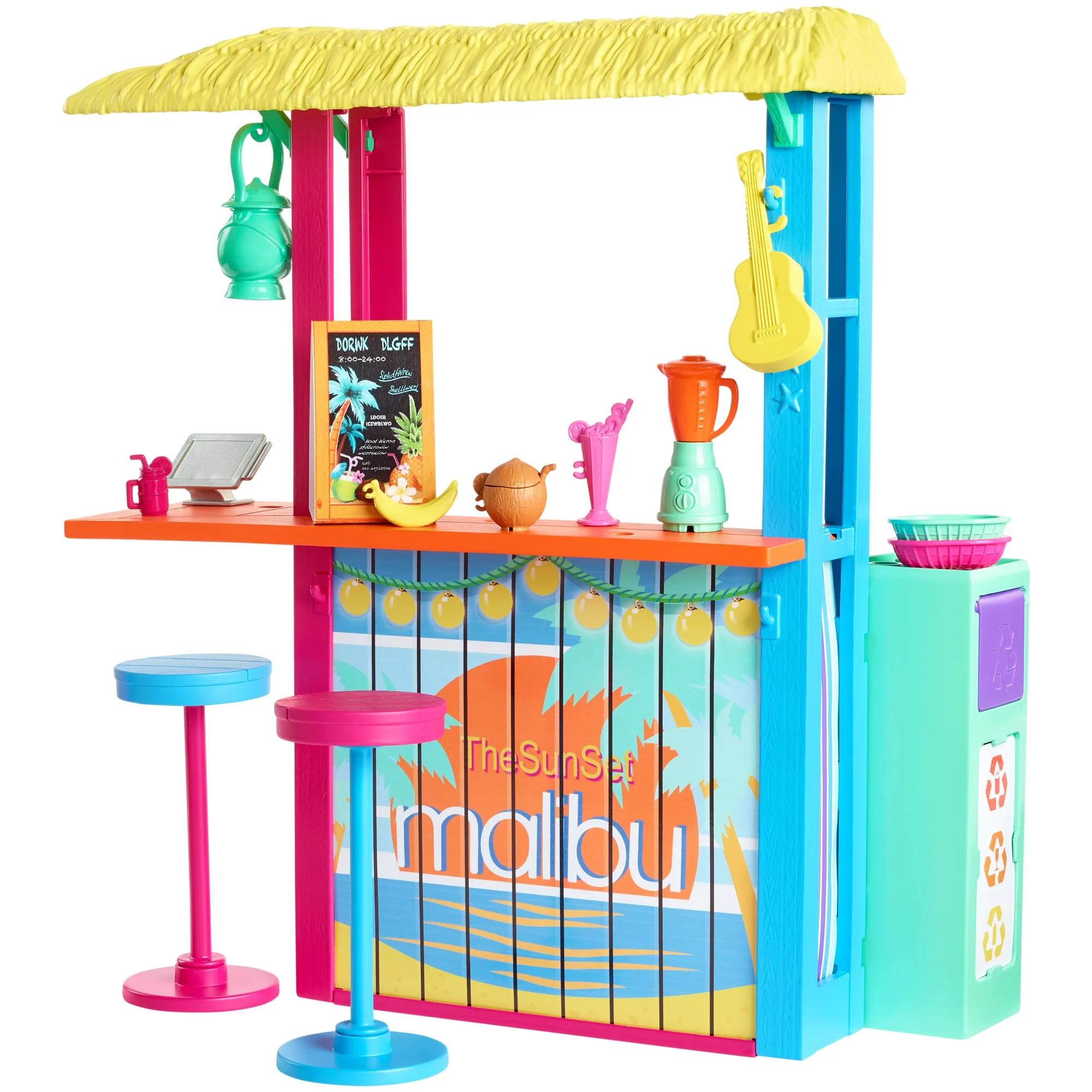 Barbie Loves Beach Hut Playset - GYG23
