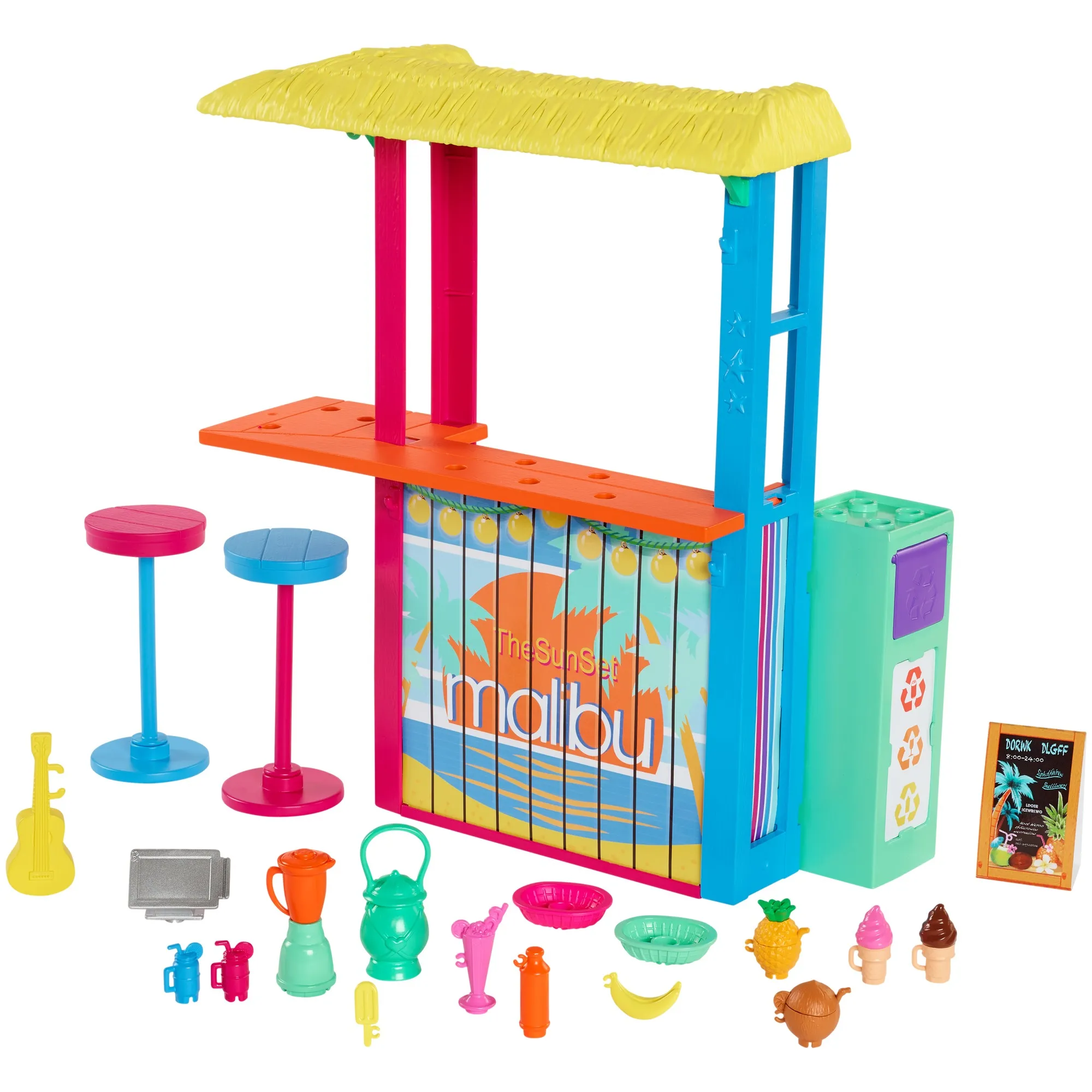 Barbie Loves Beach Hut Playset - GYG23