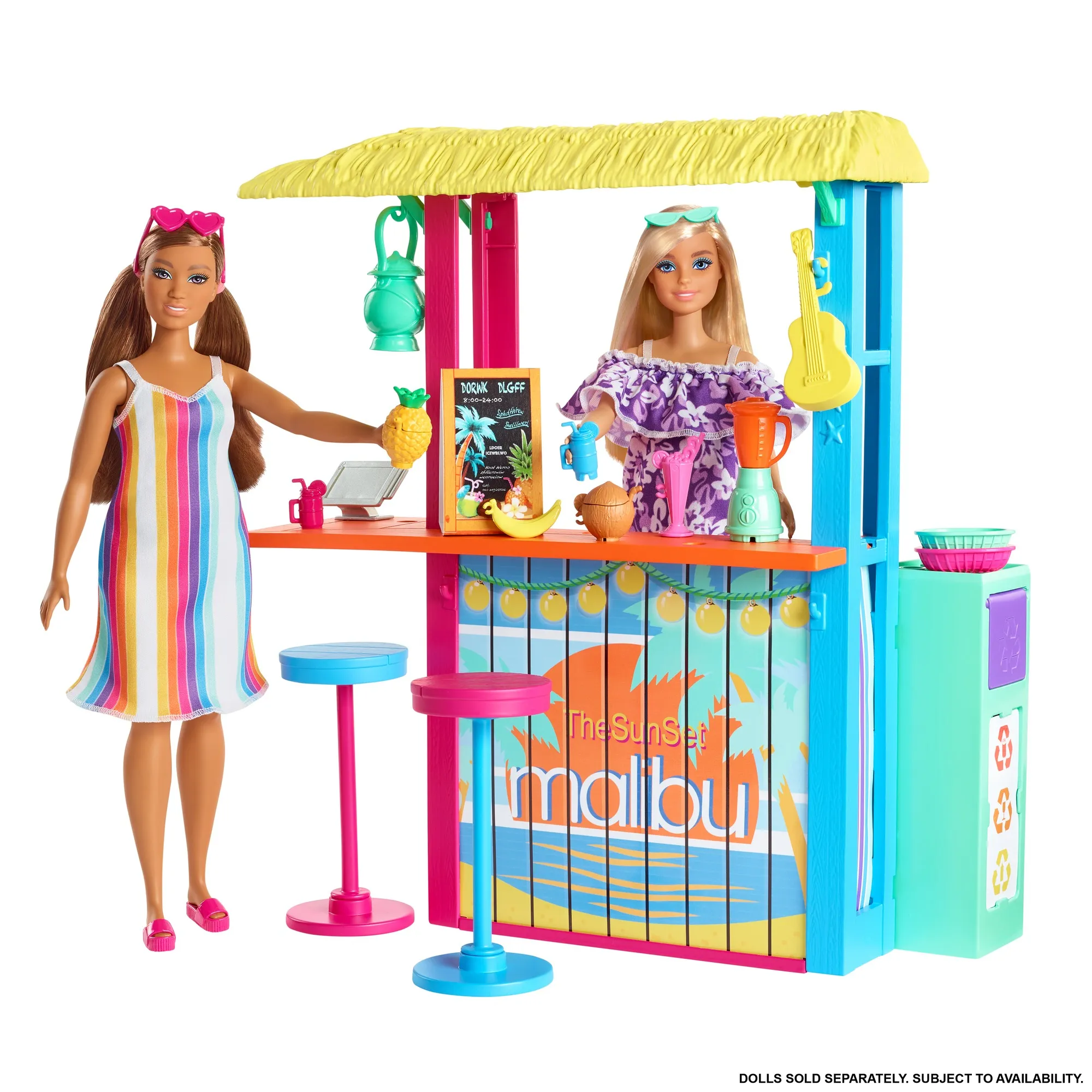 Barbie Loves Beach Hut Playset - GYG23