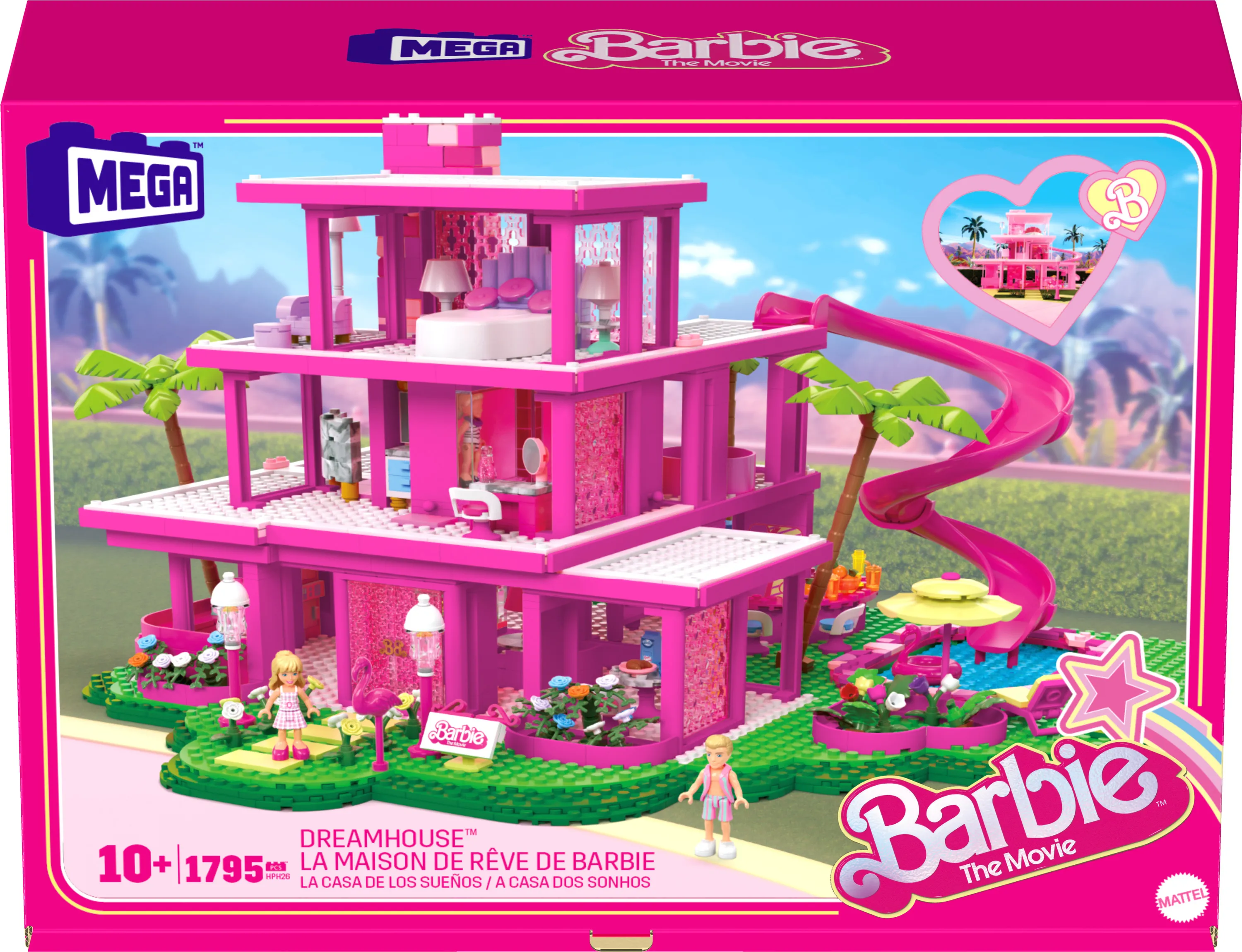 Mattel MEGA Barbie DreamHouse construction toy