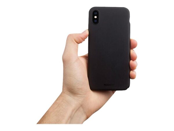 NUDIENT THIN CASE V2 (IPHONE XS - STEALTH BLACK)