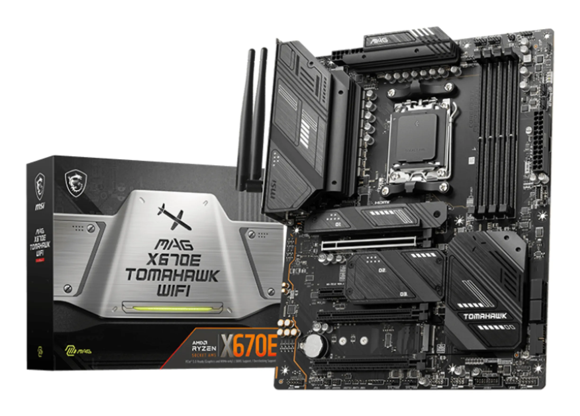 MSI MAG X670E TOMAHAWK WIFI ATX - moderkort
