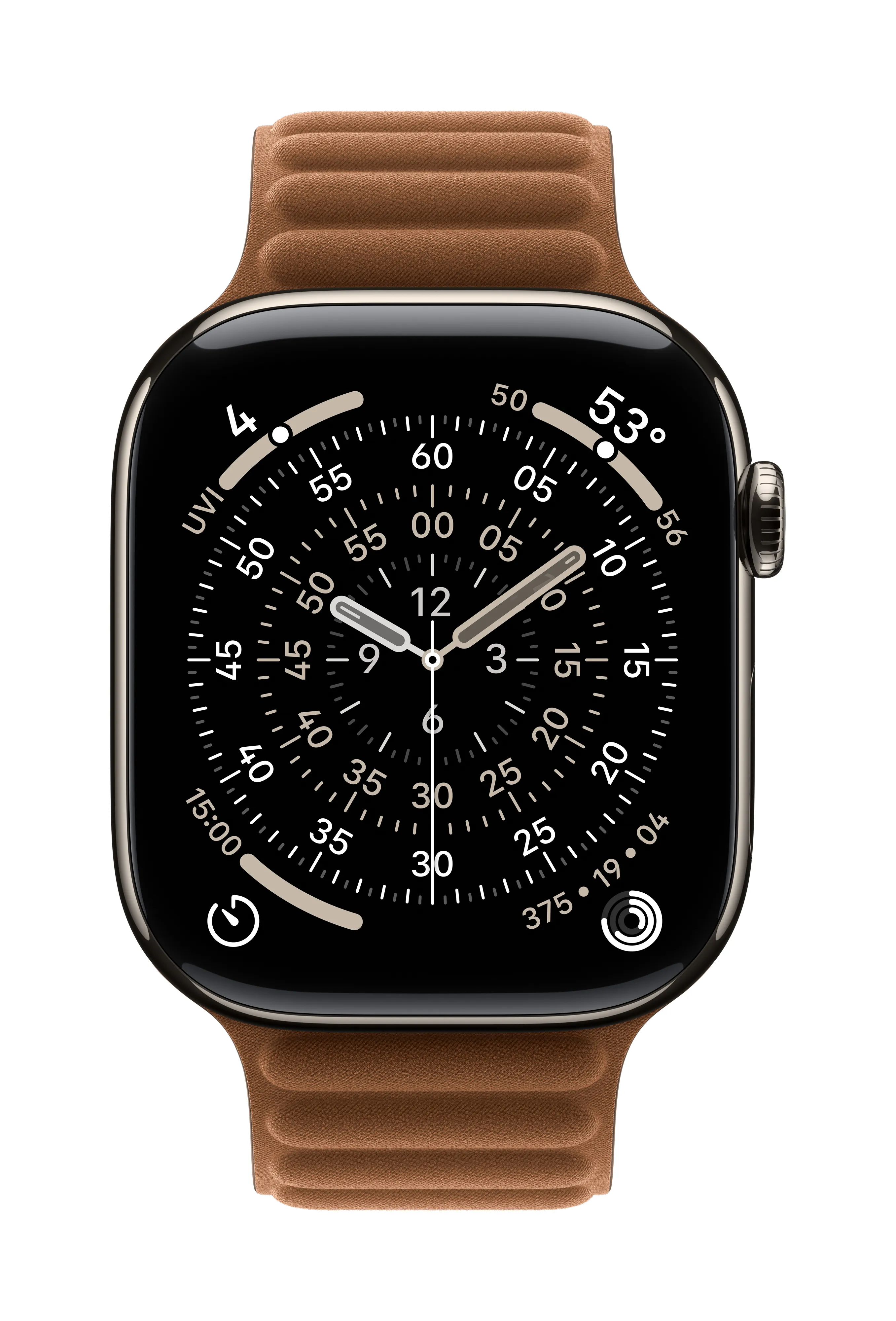 Apple Watch 46 mm magnetl&auml;nk, caramel, M/L