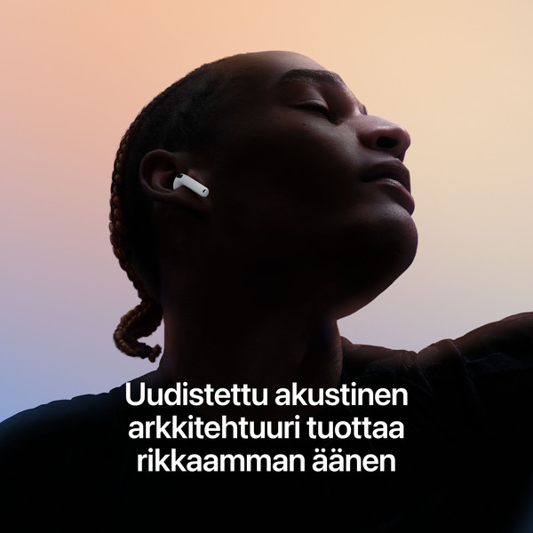 Apple AirPods 5 -langattomat nappikuulokkeet, valkoinen (Langaton latauskotelo)