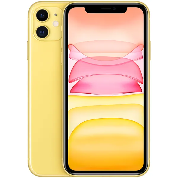Kunnostettu iPhone 11 256 Gt -puhelin, Keltainen (Erinomainen kunto)