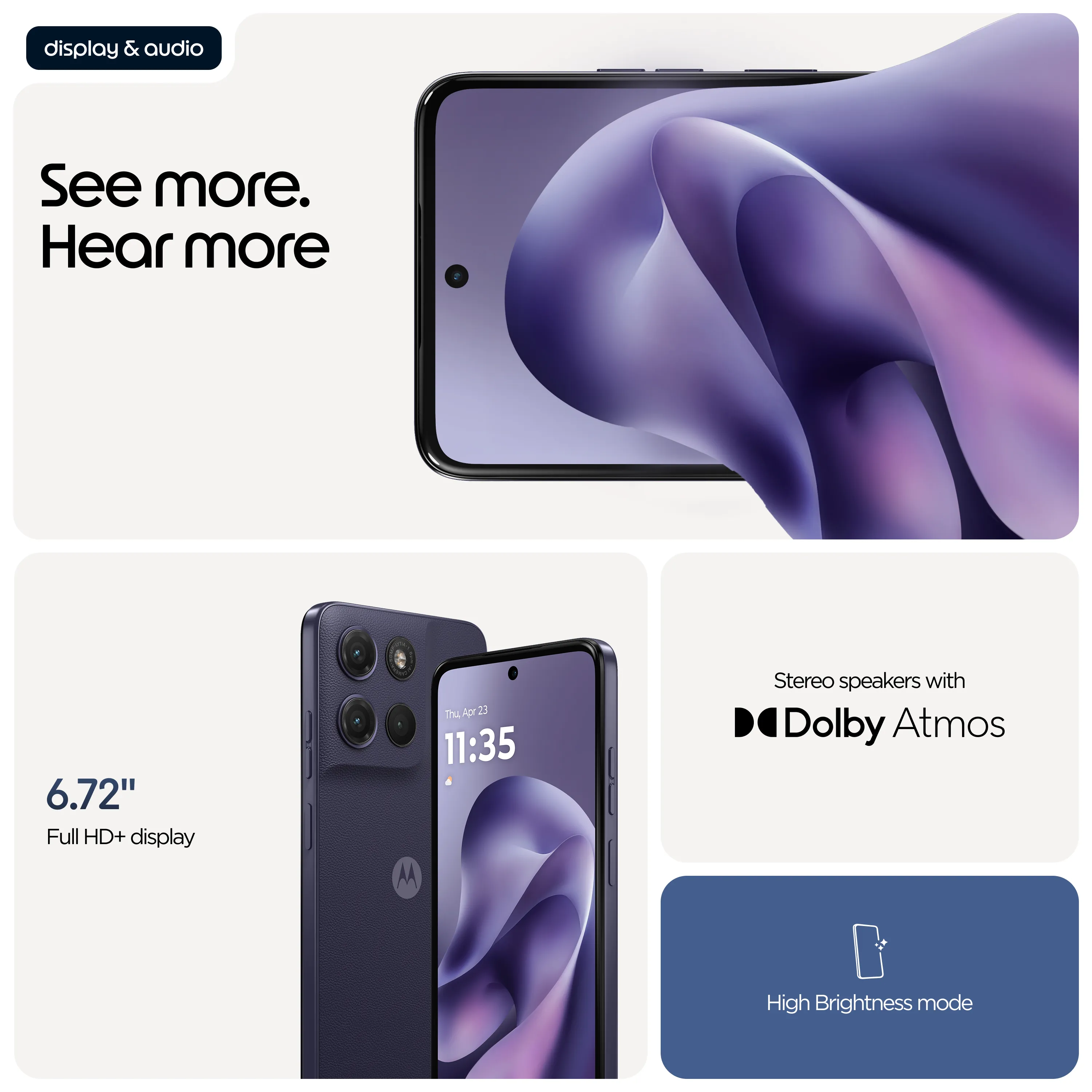Motorola Moto G17 8/128GB, PANTONE Evening Blue